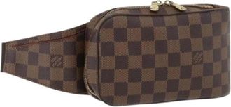 Louis Vuitton Pre-owned Belt Bags, female, Brown, Size: ONE SIZE Pre-owned Vintage Damier Ebene Shoulder Bag