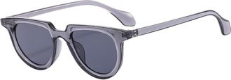 Generic Womens Street Shopping Sunglasses Mens Outdoor Commuting Sports Sun Glasses(Grey)
