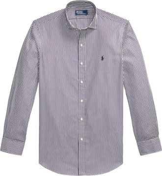 Polo Ralph Lauren Custom Fit striped long-sleeve shirt - Purple