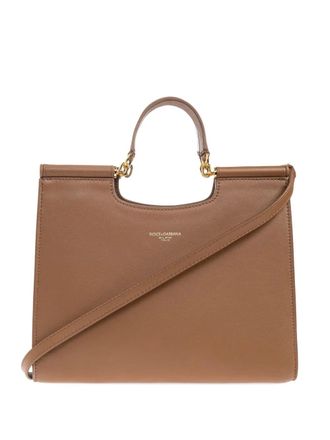 Dolce & Gabbana Leder -Einkaufstasche mit oberster Griff