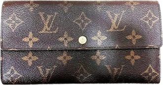 Louis Vuitton Pre-owned Wallets, male, Brown, Size: ONE SIZE Pre-owned Monogram Long Wallet