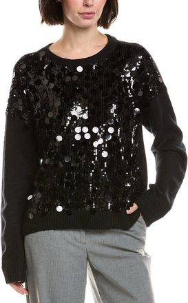Vince Camuto Multi Paillette Crewneck