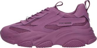 Steve Madden Possession Sneaker - Dames - Sneakers - Paars - 37 EU - Leer - Schoenen