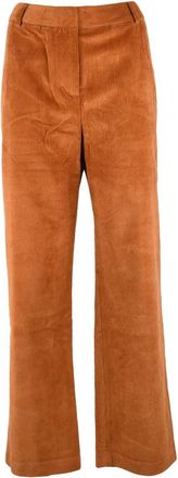 Tommy Hilfiger Relaxed Corduroy Trousers - Rust