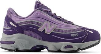 New Balance Ni&ntilde;os 1000 Bungee Lace en P&uacute;rpura, Talla 32.5