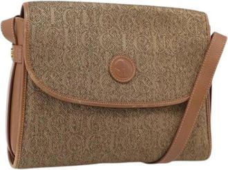 Gucci Pre-owned Vintage Schoudertas - Dames - Vintage Schoudertas - Beige - ONE Size - Leer - Vintage