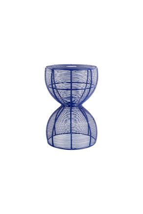 Present Time Leitmotiv Iron Side Table Cuerda Doble - Cobalt Blue