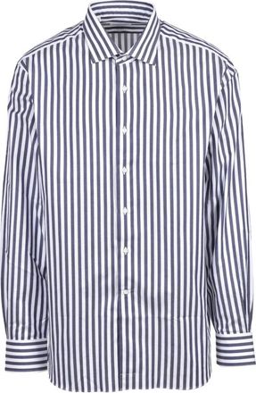 Alessandro Gherardi Formele Overhemd - Heren - Overhemden - Blauw - Maat: 2XL Katoen