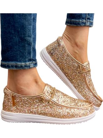 Corkys Footwear Womens Glitter Kayak Shoes In Beige