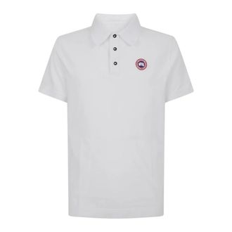 Canada Goose Polo Shirts, male, White, Size: 2XL Beckley Polo