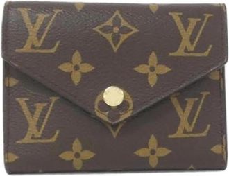 Louis Vuitton Pre-owned Canvas wallets - Dames - Vintage Accessoires - Bruin - ONE Size - Vintage