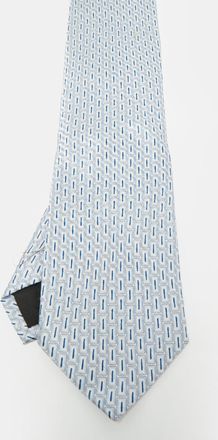 S.T. Dupont S. t. Dupont Blue Silk Jacquard Tie