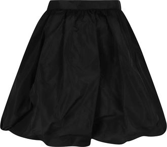 Patou Rokken, Dames, Zwart, S, Elegante Zwarte Rok Genereuze Stijl
