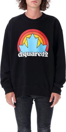 Dsquared2 Black Crew Neck Sweatshirt