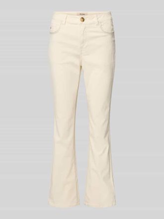 Mos Mosh Flared Fit Jeans mit Lyocell-Anteil Modell Ashley in Ecru, Gr&ouml;&szlig;e 25