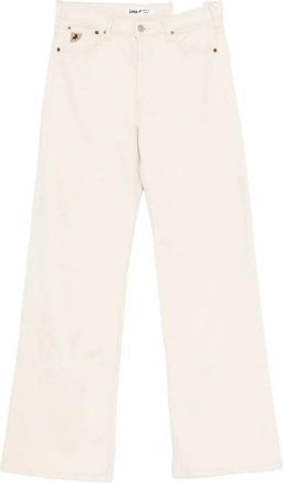 Lois Straight Jeans - Dames - Regular Fit Jeans - Beige - W25 - Jeans