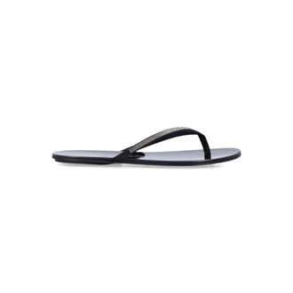 Pedro Garcia Flip Flops, female, Black, Size: 11 US Prune Satin Sandals