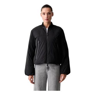 A|X Armani Exchange Korte Jas - Dames - Bomber jackets - Zwart - M - Polyester - Jassen