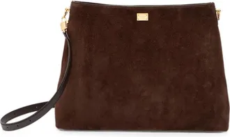 Dolce & Gabbana Large Vittoria Suede Cross Body Bag