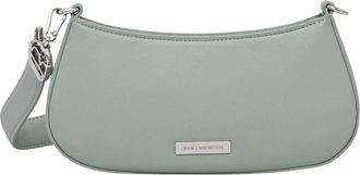Karl Lagerfeld Tassen, Dames, Groen, ONE Size, Leer, Baguette Tas
