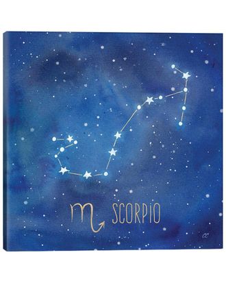 iCanvas Discontinued Icanvas Star Sign Scorpio By Cynthia Coulter Wall Art