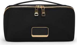 Tumi Voyageur Dallas Cosmetcis Bag in Black/Gold at Nordstrom
