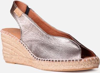 Toni Pons Womens Laila Womens Wedge Heel Espadrille Sandals - Silver - Size: 3