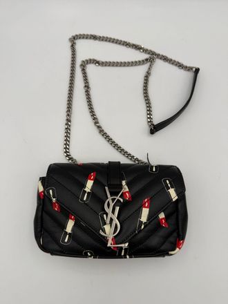 Saint Laurent SAINT LAURENT MINI COLLEGE Lip Stick Womens Handbag (Pre-Owned)