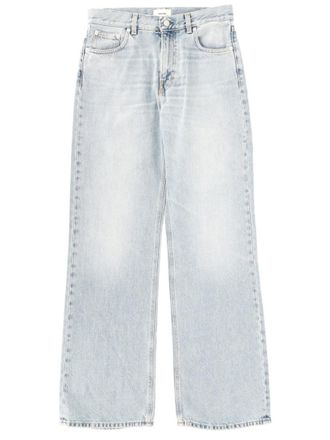 Haikure Blue Straight High Rise Jeans