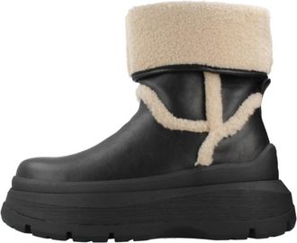 Buffalo Olympia Fold Boot Warm - Dames - Winterlaarzen - Zwart - 40 EU - Schoenen