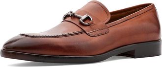 Bruno Magli Pasquale Mens Dress Flat Shoes Cognac Calf : EU 44.5 (US Mens 11.5) D - Medium, Leather