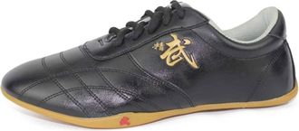 Generic Taekwondo Shoes, Martial Arts Sneakers, Sport Boxing Kung Fu Taichi Lightweight for Adults and Children(Black,10.5 UK Child)