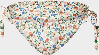 Shoshanna Floral Ruffle Bikini Bottoms