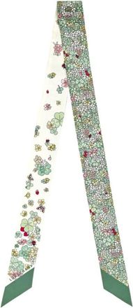 Longchamp Frise Fleurie Silk Headband