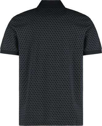 HUGO BOSS Mens Pique Cotton Polo Shirt Black T-shirts And Polos