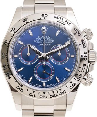 Rolex Cosmograph Daytona Chronograph Automatic Chronometer Blue Dial Mens Watch m126509-0005