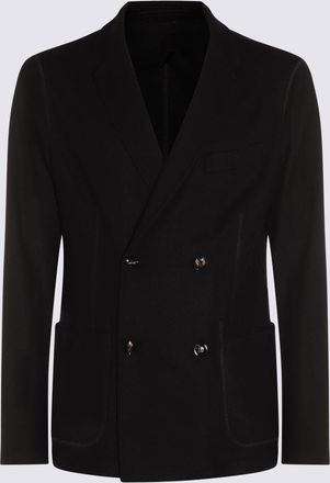 Giorgio Armani Jackets Blacks And Greys-Uomo