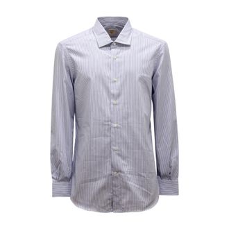 Mazzarelli Camicia Slim Shirt - Heren - Zakelijke Overhemden - Veelkleurig - 2XL - Leer - Overhemden