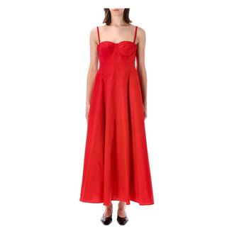 Ralph Lauren Maxi Dresses, female, Red, Size: XS Marigot Dress