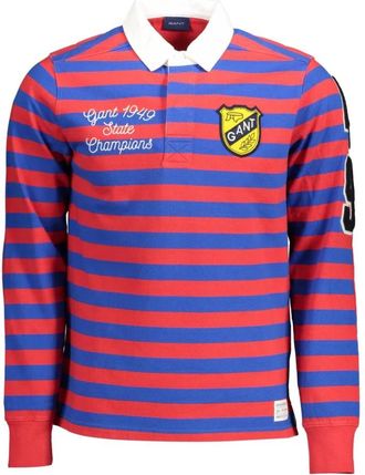 GANT Lange Mouw Polo Shirt Rood - Heren - Polos - Veelkleurig - S - Tops