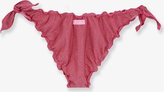 MC2 Saint Barth Womens Bikini Bottoms Pink Viscose Swimwear Sea Clothing