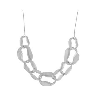 Dansk Copenhagen Elysian Short Link Fluid Ketting - Dames - Accessoires - Grijs - Maat: ONE Size