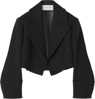 Lanvin Giacca con polsini elasticizzati - Nero