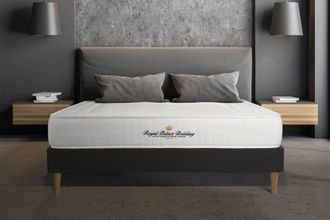 Royal Palace Bedding Somier negro + colch&oacute;n con espuma viscoel&aacute;stica 120 x 190