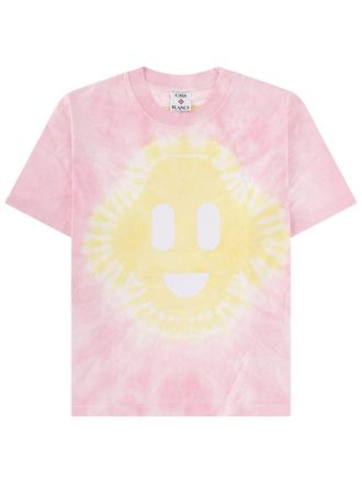 Casablanca Pink Smile Tie Dye T-Shirt