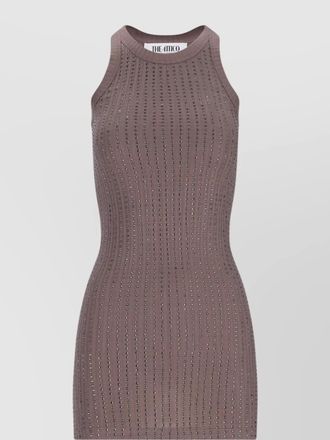 The Attico cotton knee-length mini dress