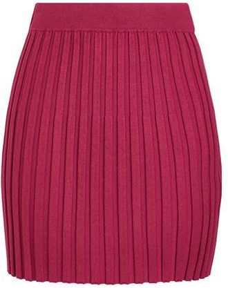8 by YOOX VISCOSE RIBBED MINI SKIRT