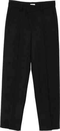 Brunello Cucinelli Pantalon - Dames - Straight fit broeken - Zwart - M - Broeken