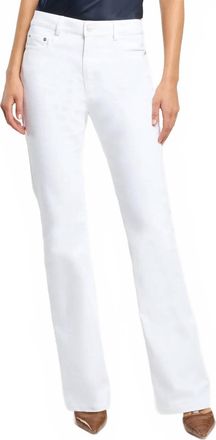 Cinq &agrave; Sept Subtle Flare Denim Pant In White