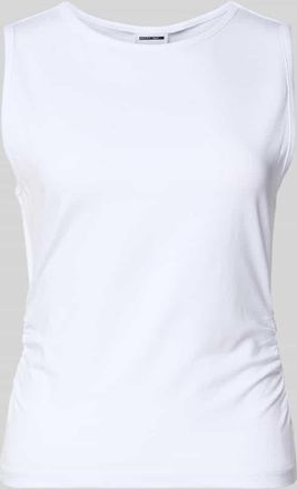 Noisy May Top mit Rundhalsausschnitt Modell MOLLY in Weiss, Gr&ouml;&szlig;e XL